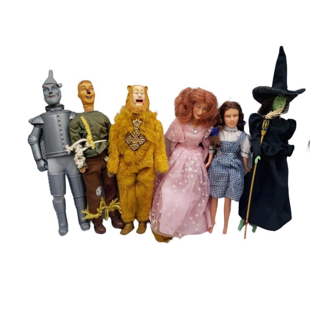 Vintage Lot of 6 Wizard of Oz Dorothy Dolls Multi Toys Corp. 1985 & 1988 - Picture 1 of 12
